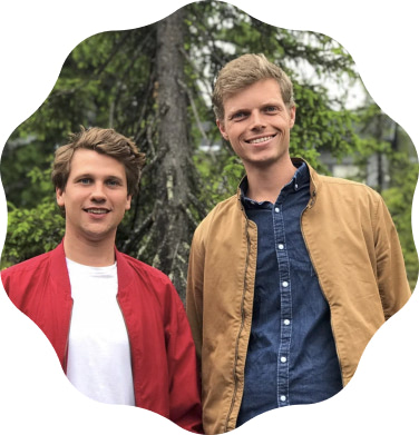 Thomas and Yoran, the founders of Curvo